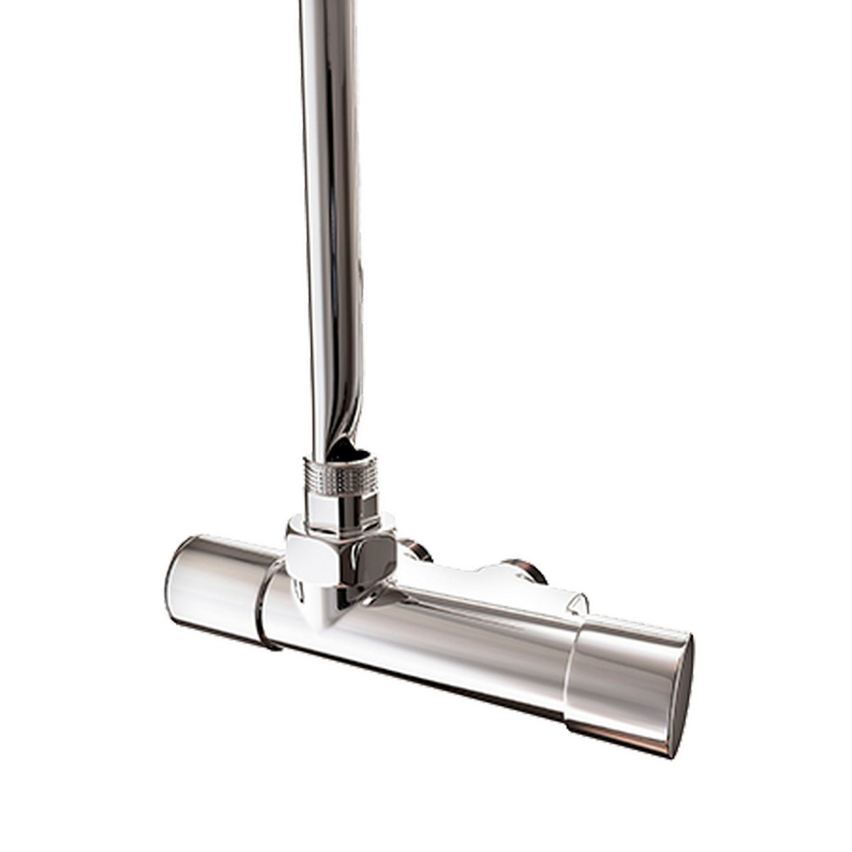 Vattenventil Vinklad 40mm, Vänster, Blank, Krom