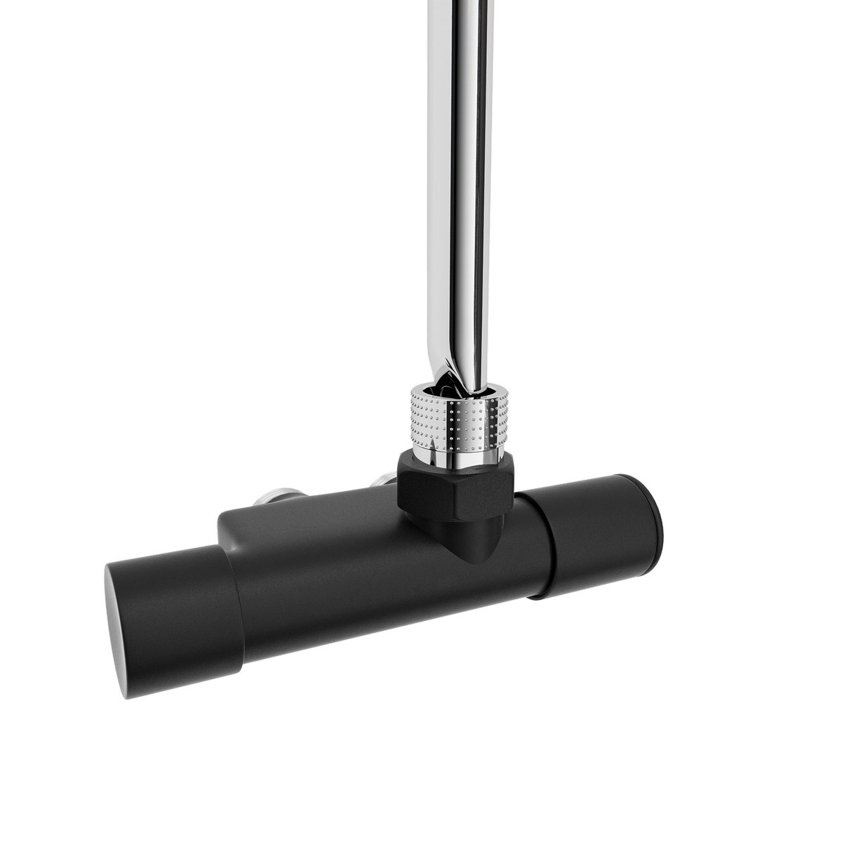 Vattenventil Vinklad 40mm, Höger, Matt, Svart