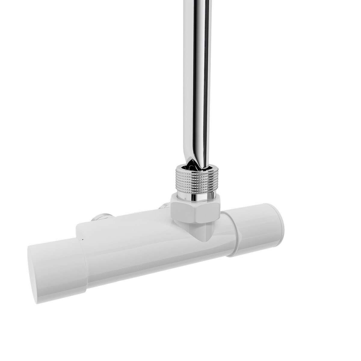 Vattenventil Vinklad 60mm, Höger, Vit