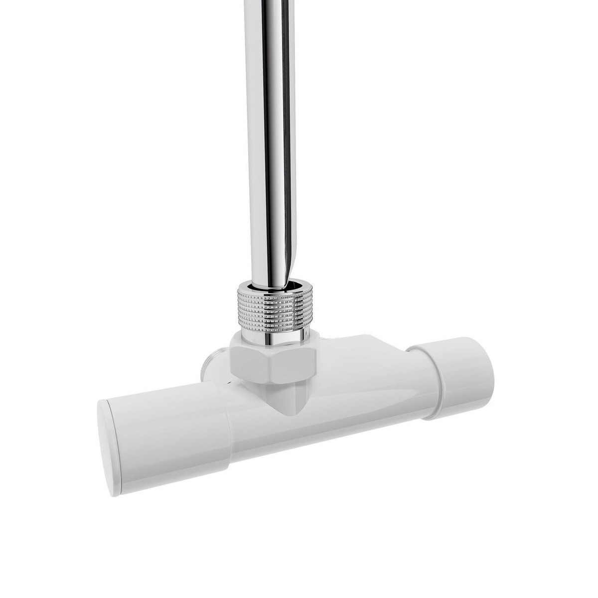 Vattenventil Vinklad 40mm, Vänster, Vit