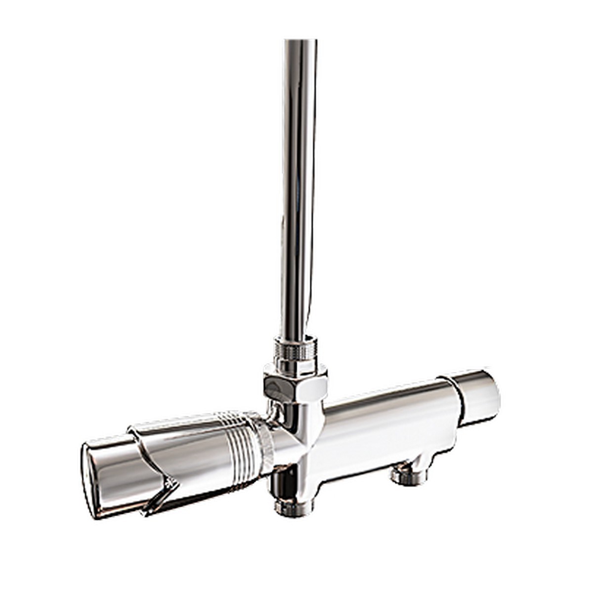 Vattenventil Termostat 60mm, Blank, Krom