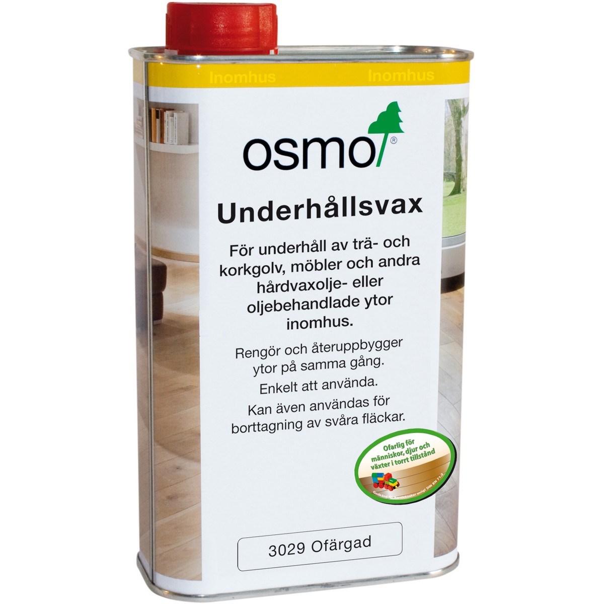 Underhållsvax 3029 Ofärgad, 0.5L
