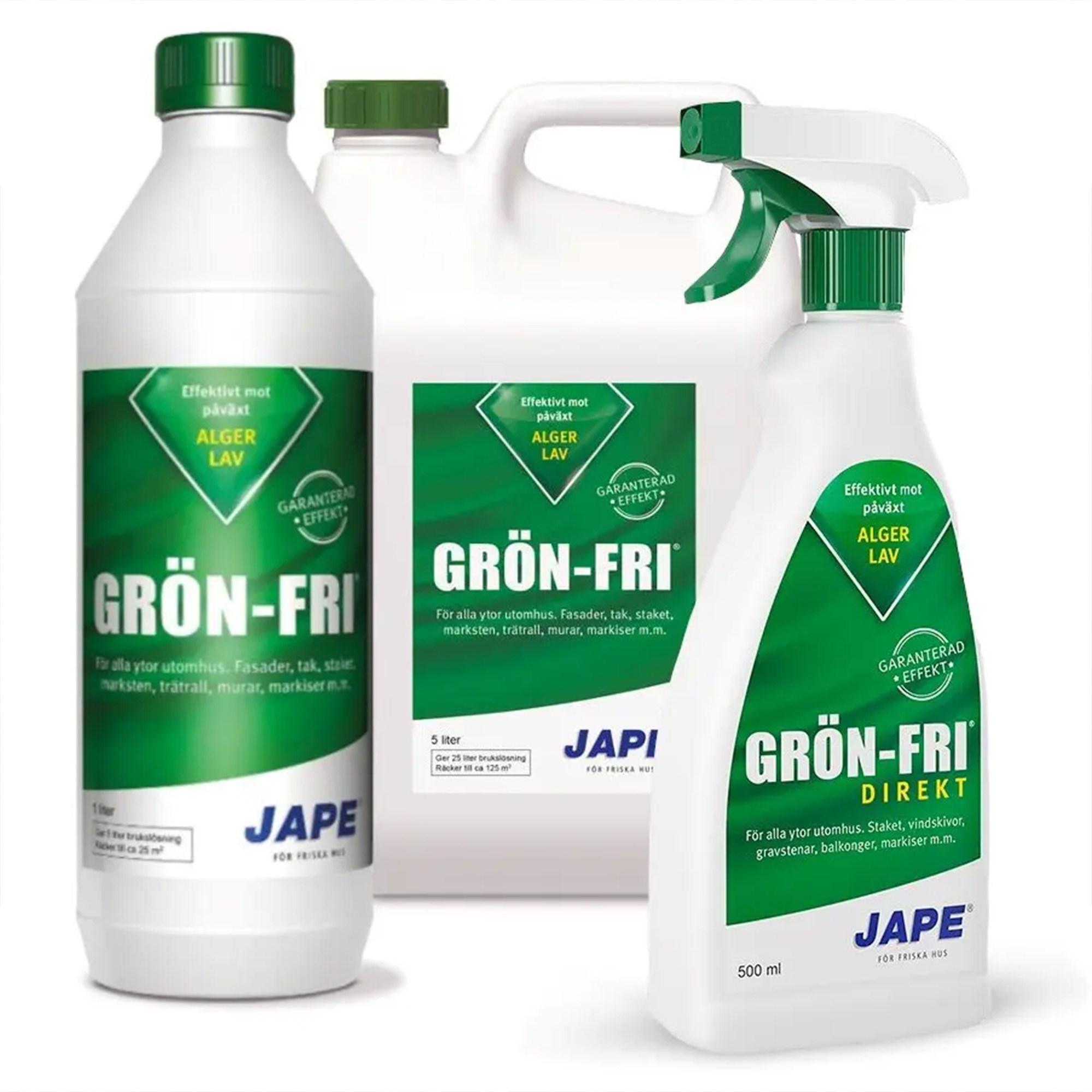 Alg- & Lavtvätt Grön Fri Biocid