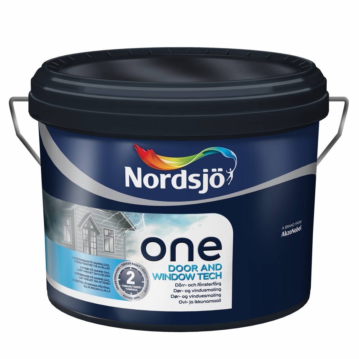 Dörr- Och Fönsterfärg One Door & Window Black, 2.5L