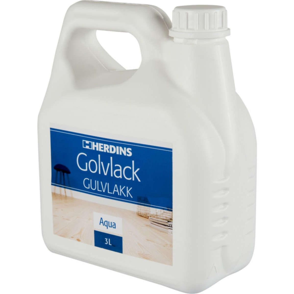 Golvlack Aqua Halvblank, 3L