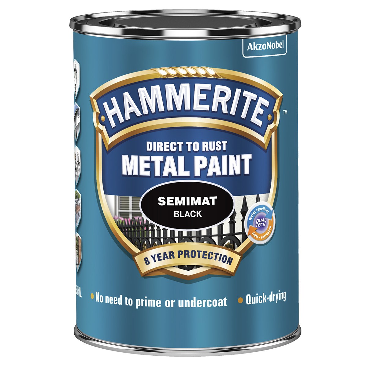 Metallfärg Semimat Finish