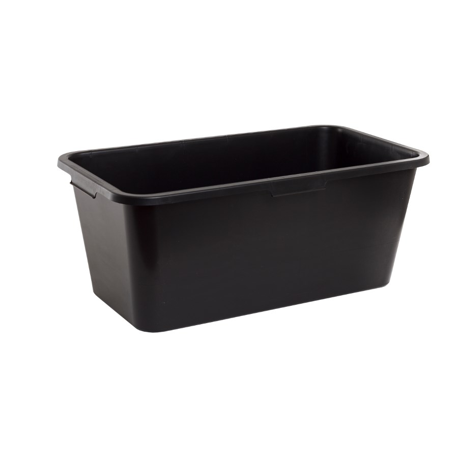 Murbruksbalja Rektangulär Svart, 55L