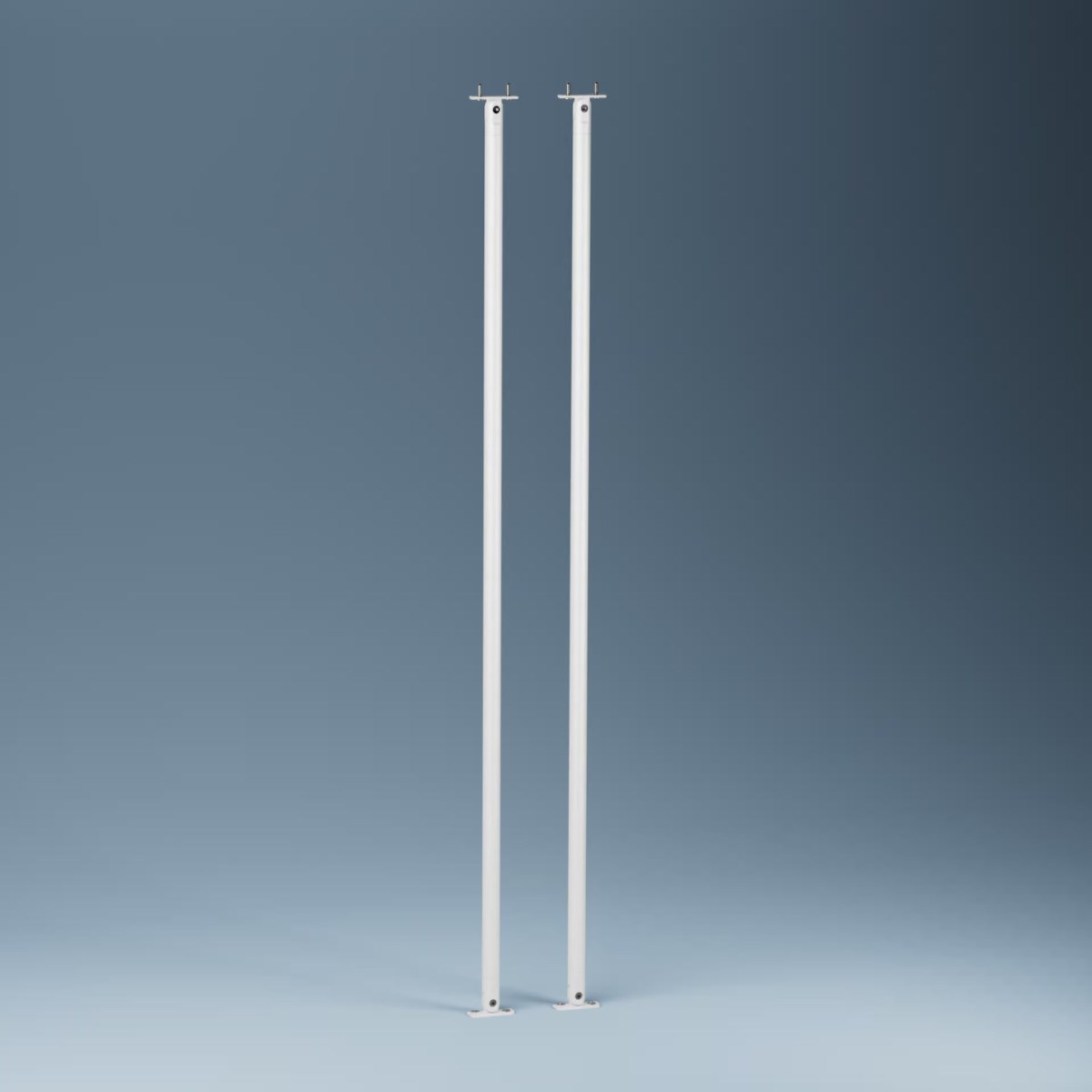 Räckespelare New York 1005mm, Aluminium, Vit