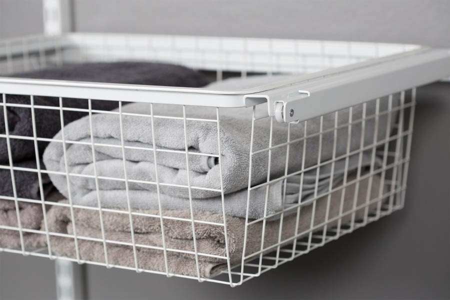 Trådback Vit, 327x527x185mm