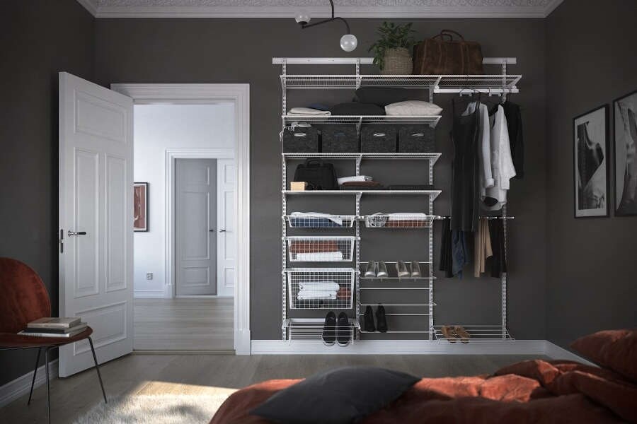 Trådhylla Vit, 916x405x14mm