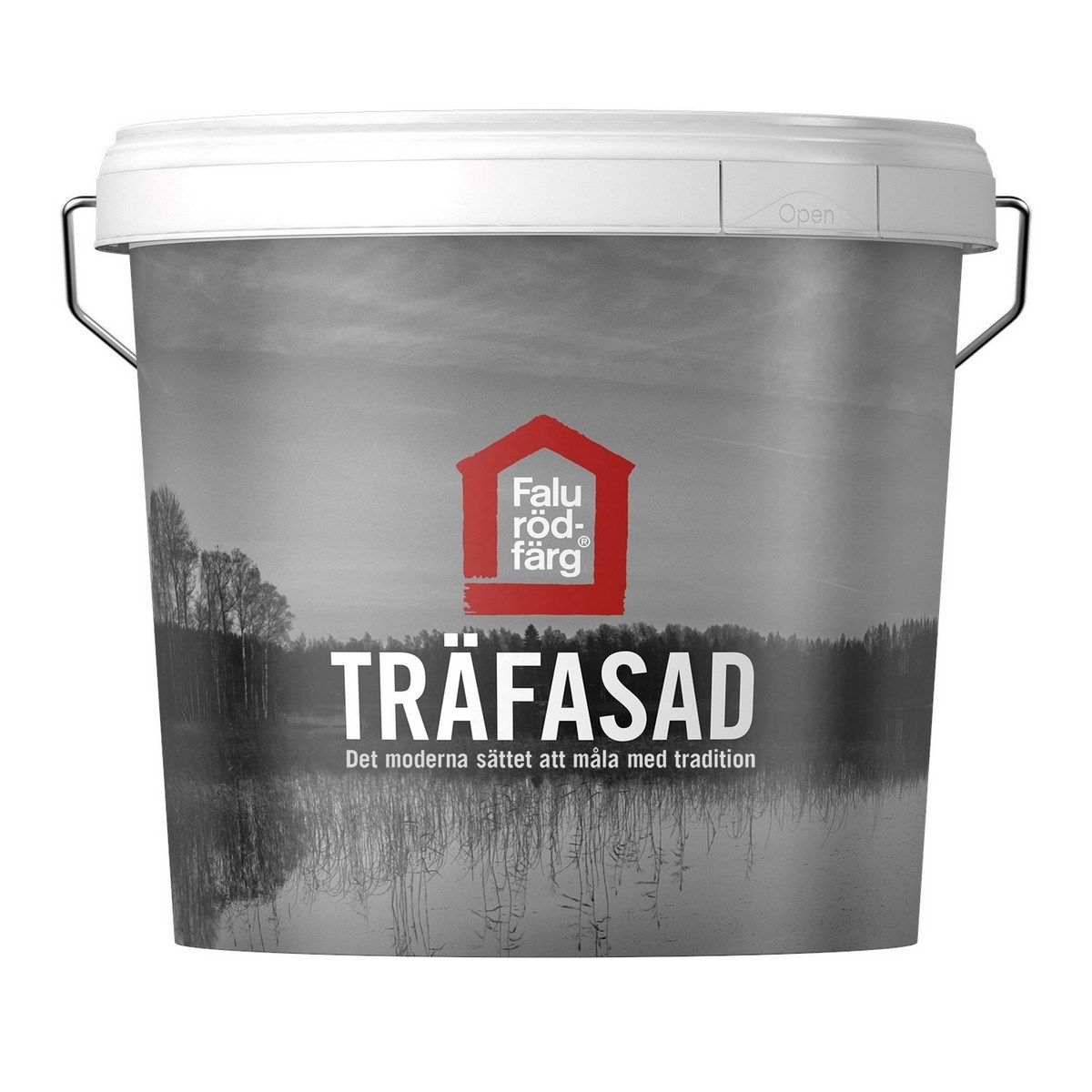 Fasadfärg Träfasad Grå, 1L