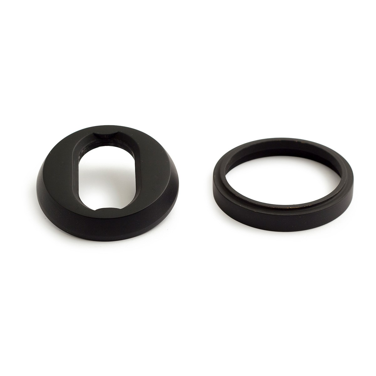 Låscylinderring Universal Svart