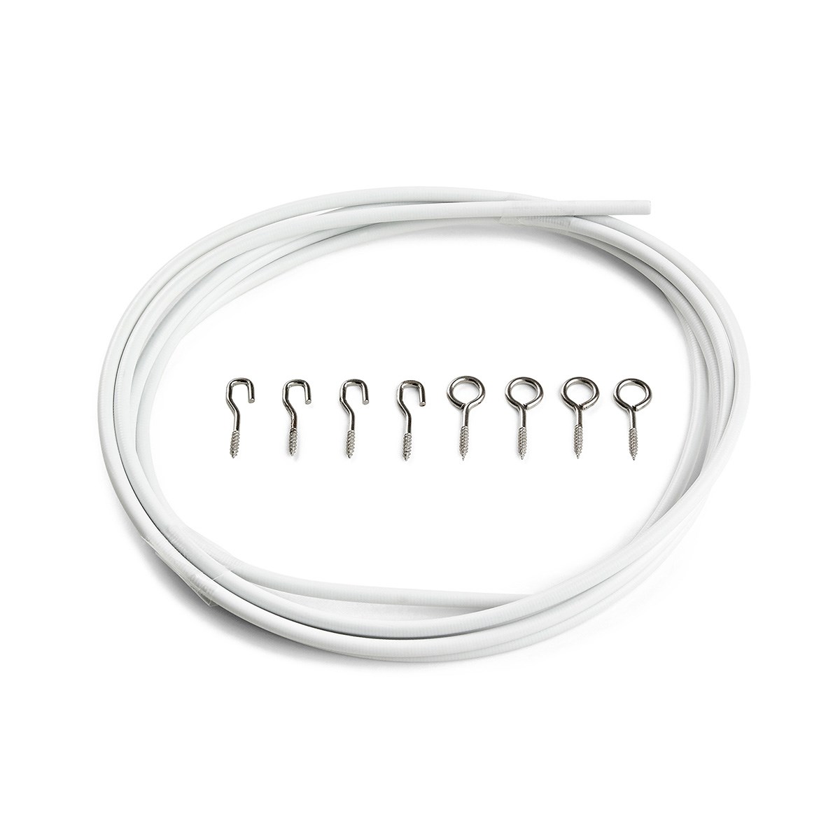 Gardinspiral 1841-5 Vit 2m