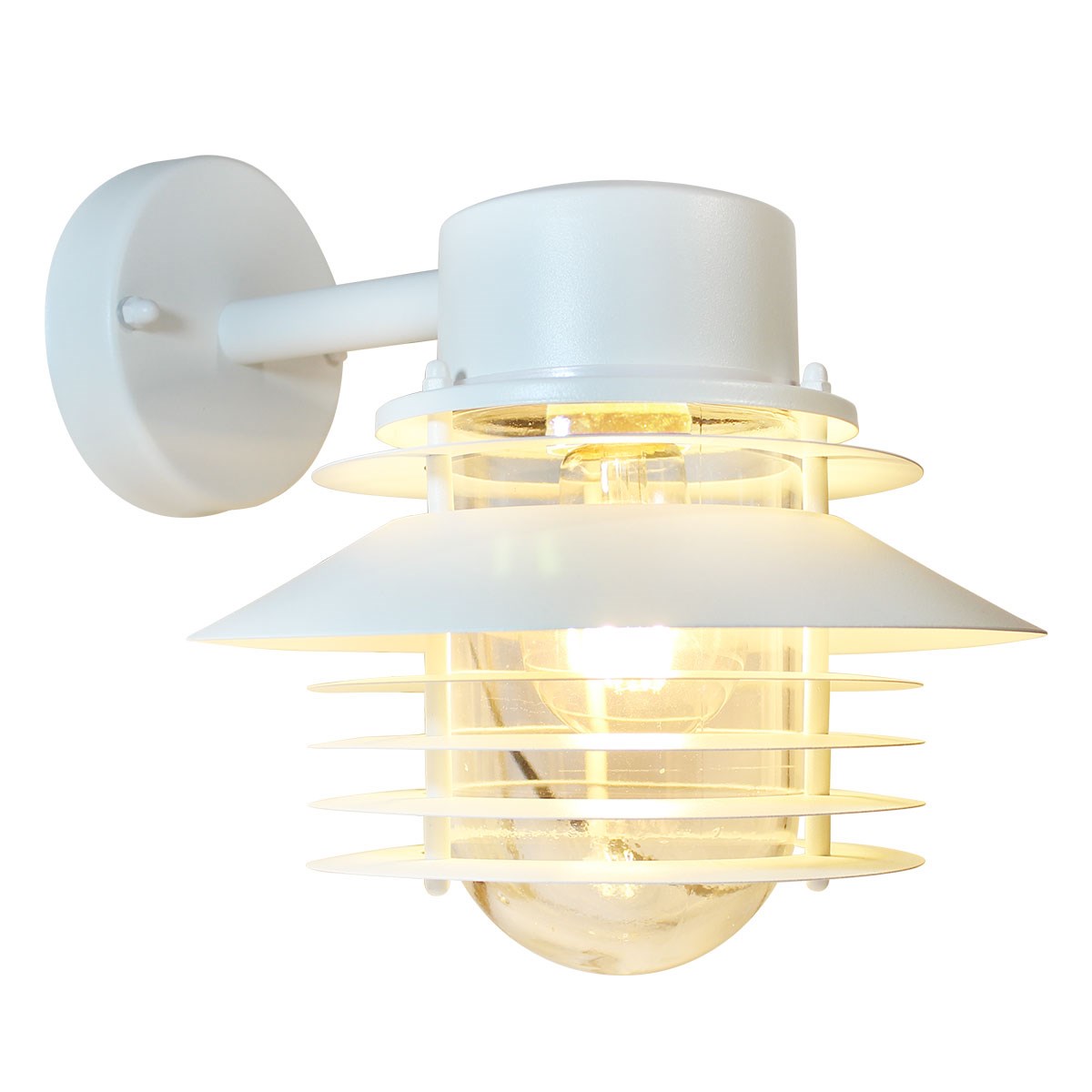 Fasadbelysning Stig Down Vit  Ip44