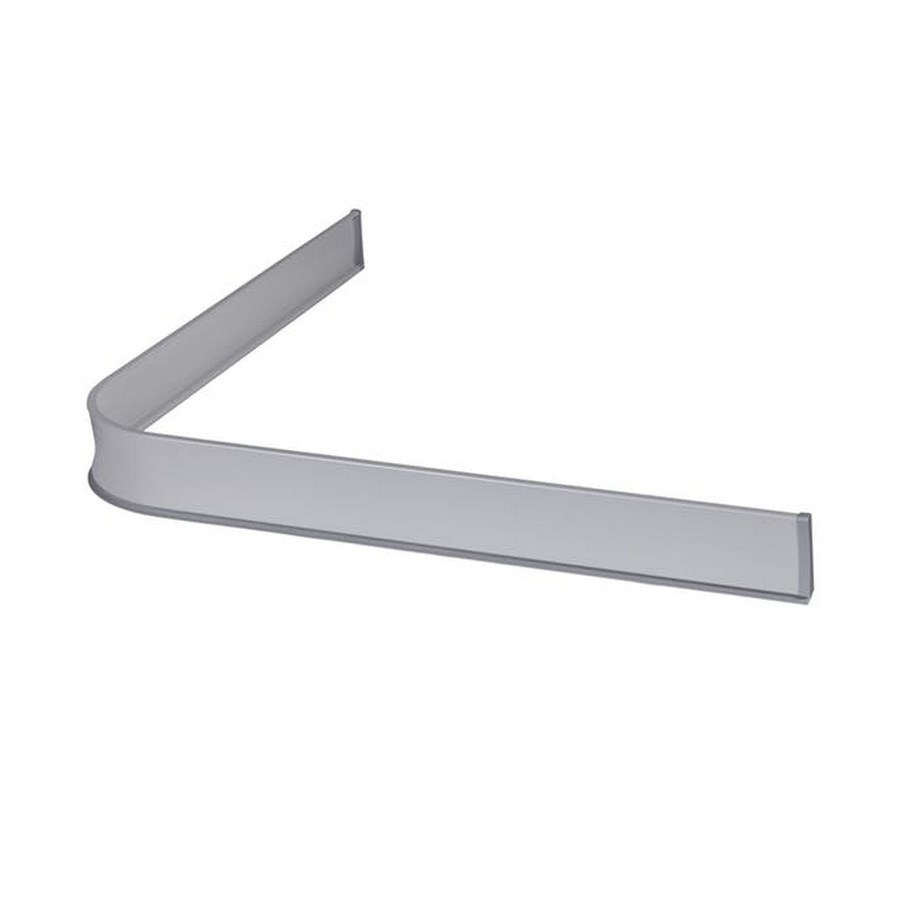 Duschsarg Stabil Vinkel 90x90cm, Silver