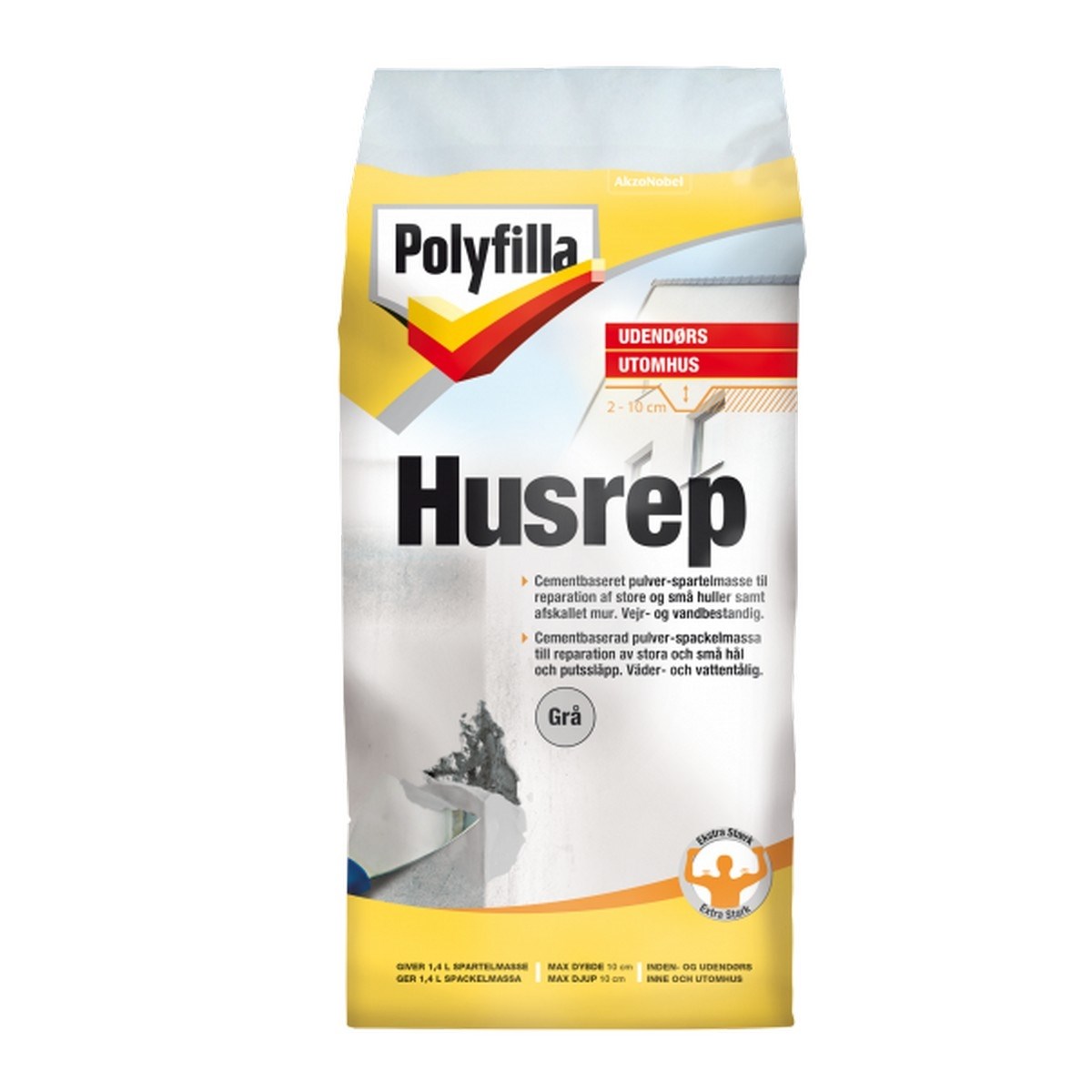 Reparationsmassa Husreparation 1kg