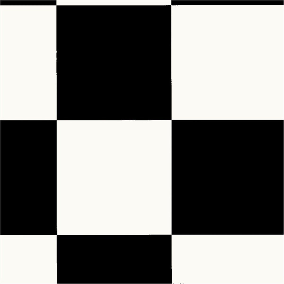 Plastmatta Iconik Extra Albi Black And White Svart, Vit, 400cm