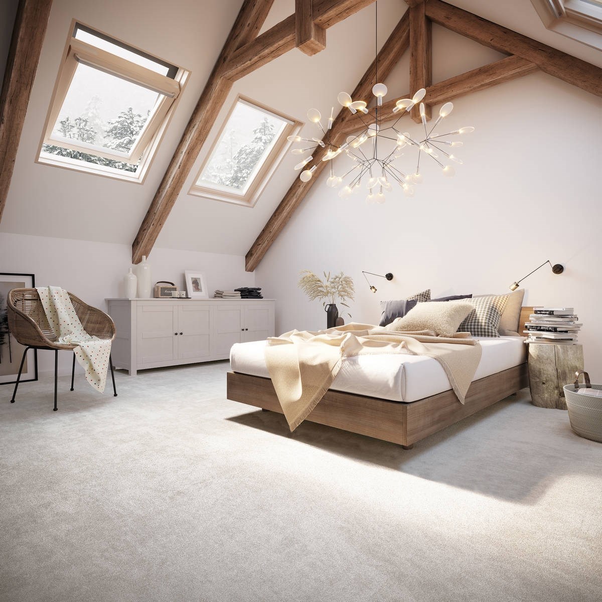 Heltäckningsmatta Simple Life Lounge 05 400cm, Beige