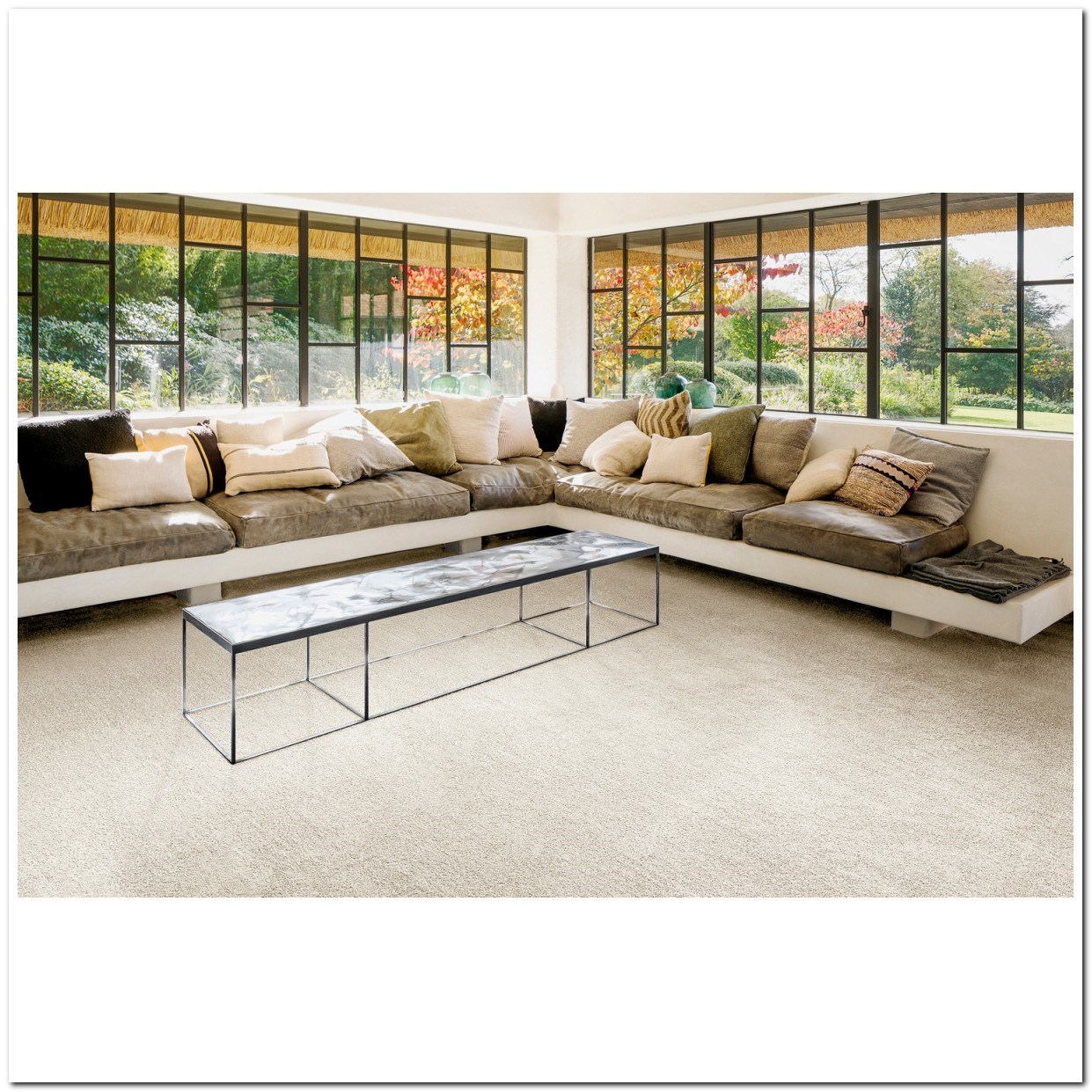 Heltäckningsmatta Sedna Ocean 30 500cm, Beige