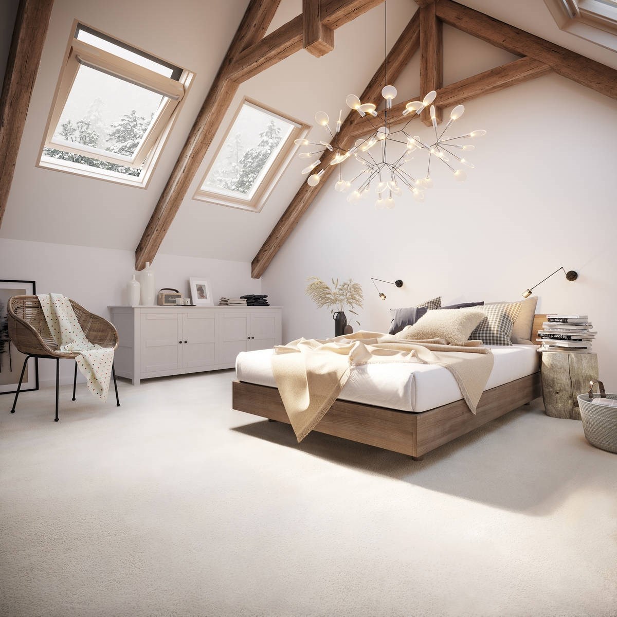 Heltäckningsmatta Simple Life Relax 30 500cm, Beige