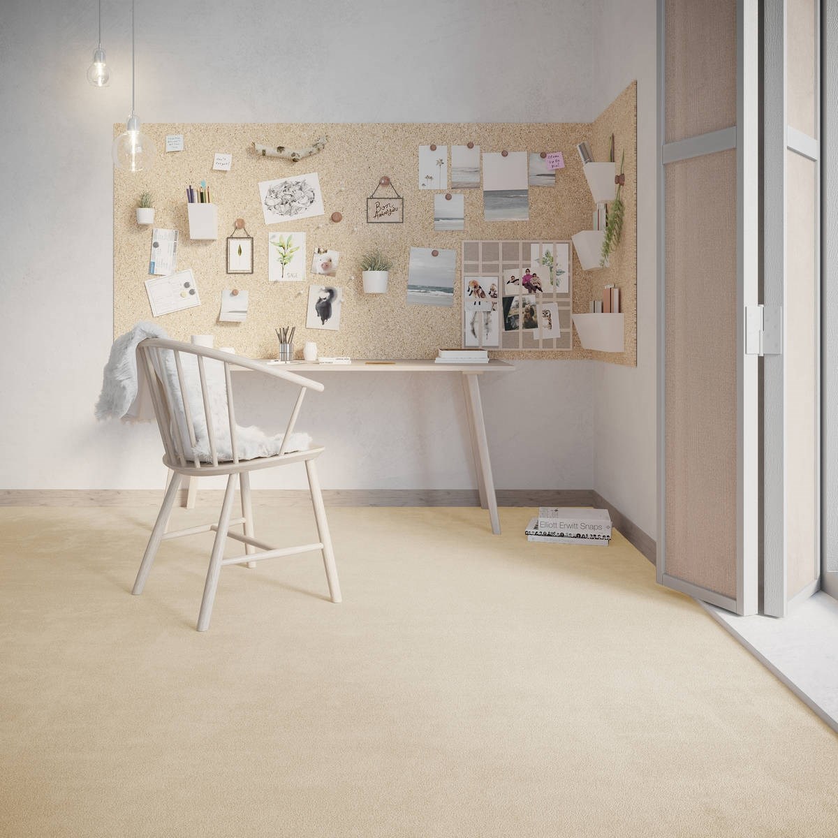 Heltäckningsmatta Simple Life Zen 30 500cm, Beige