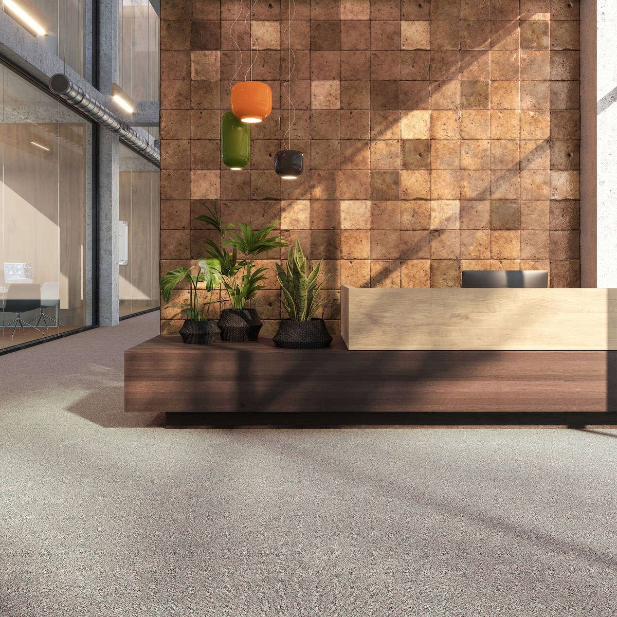 Heltäckningsmatta Simple Life Performa 33 500cm, Beige