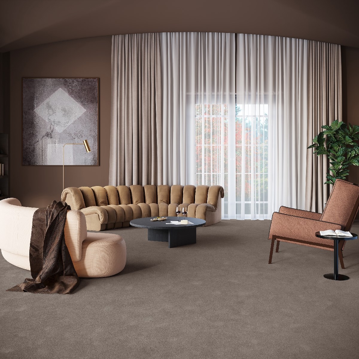 Heltäckningsmatta Sensualité Sensation 44