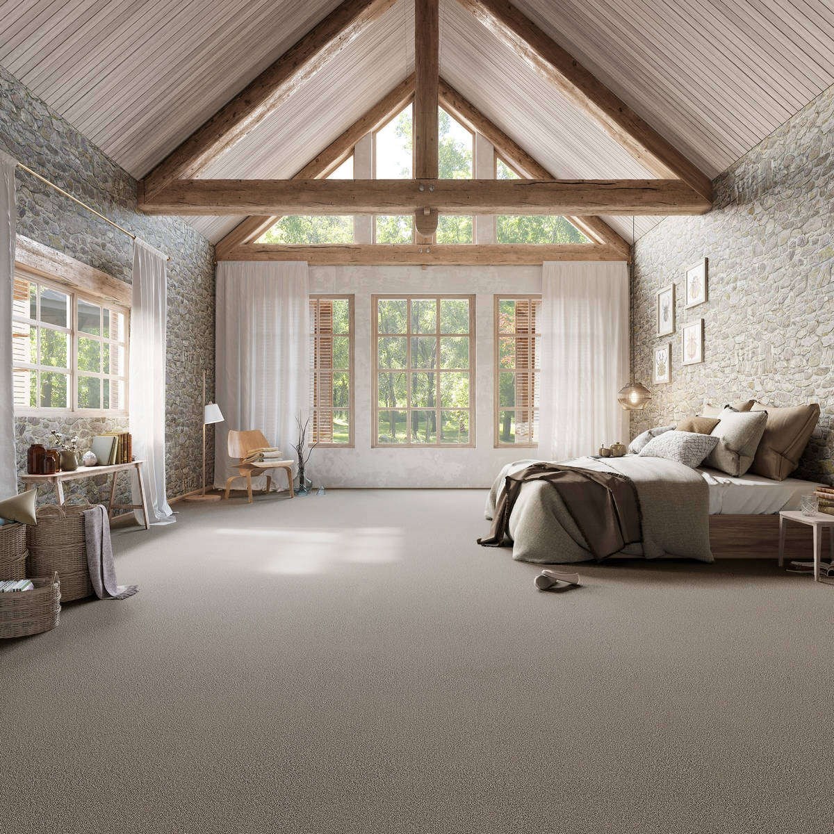 Heltäckningsmatta Simple Life Pride 49 500cm, Brun