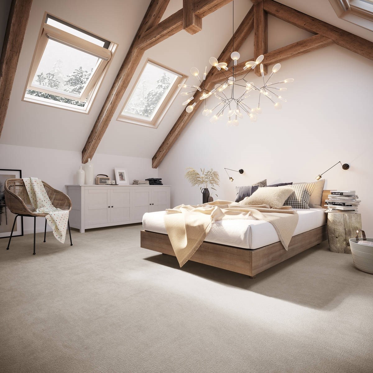 Heltäckningsmatta Simple Life Glory 39 500cm, Grå