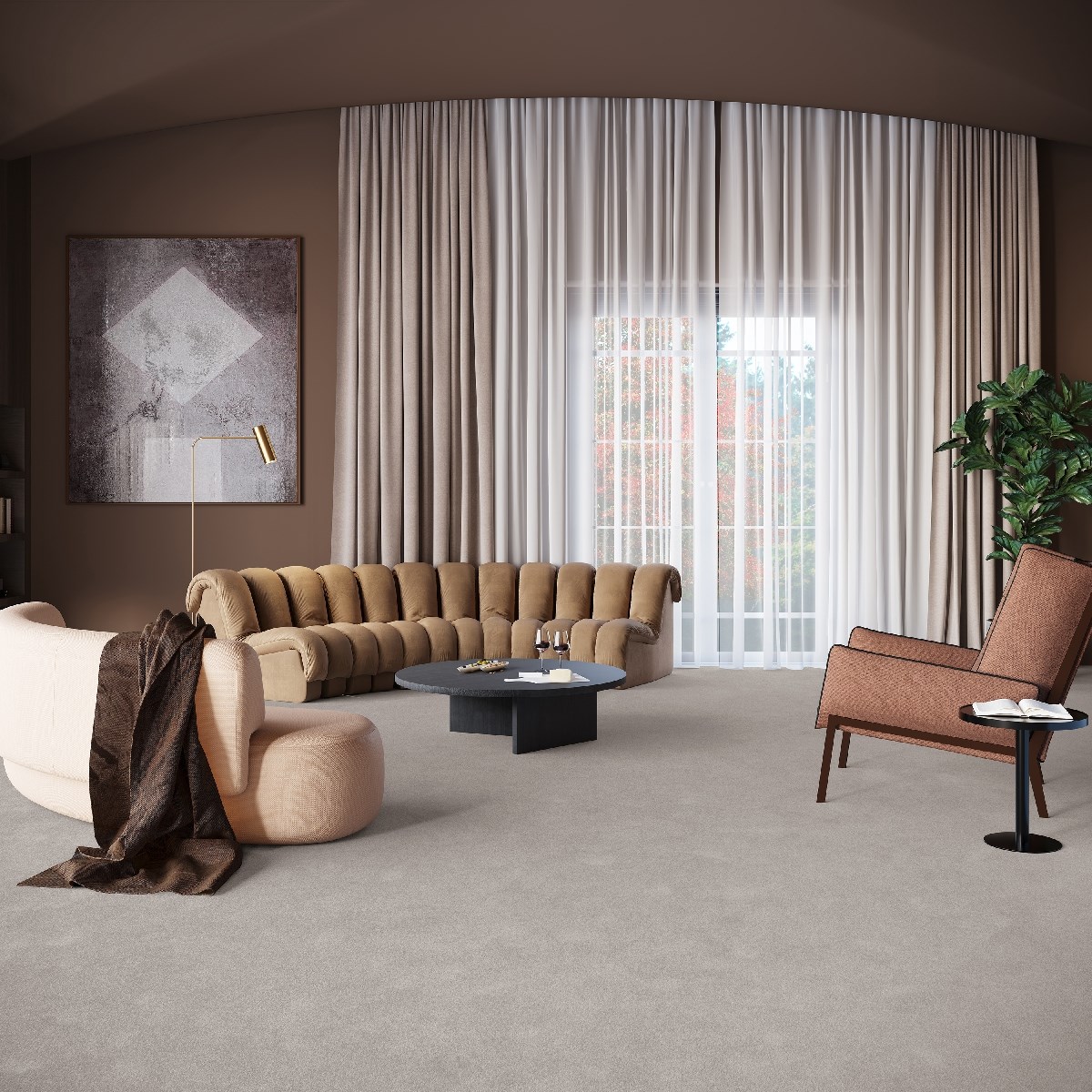 Heltäckningsmatta Sensualité Sensation 49