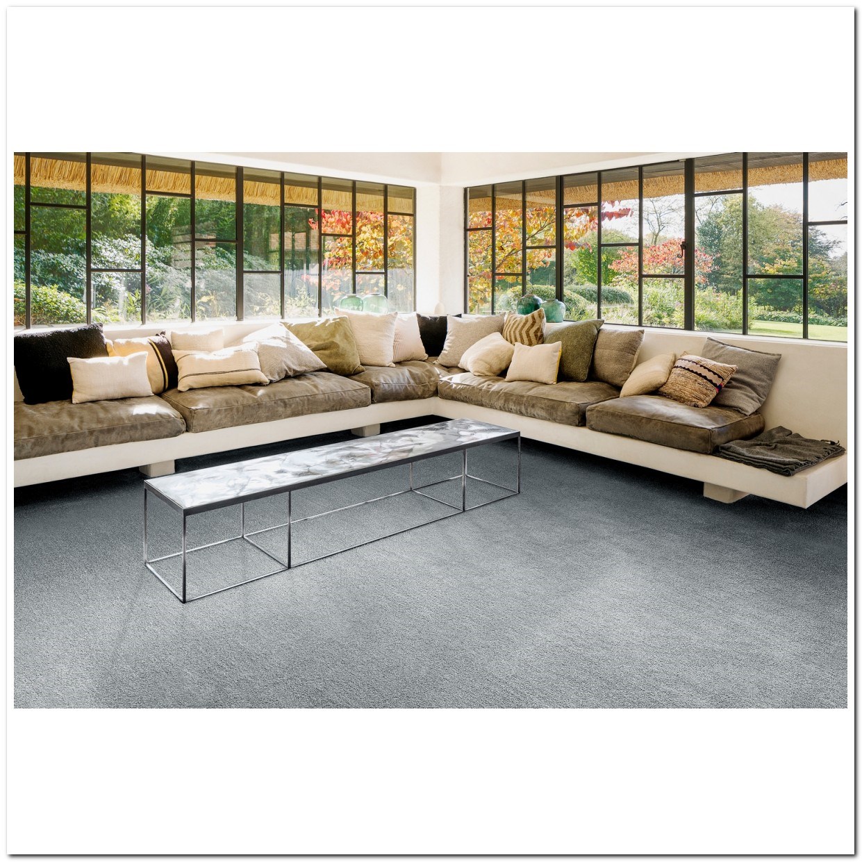 Heltäckningsmatta Sedna Ocean 71 500cm, Grå