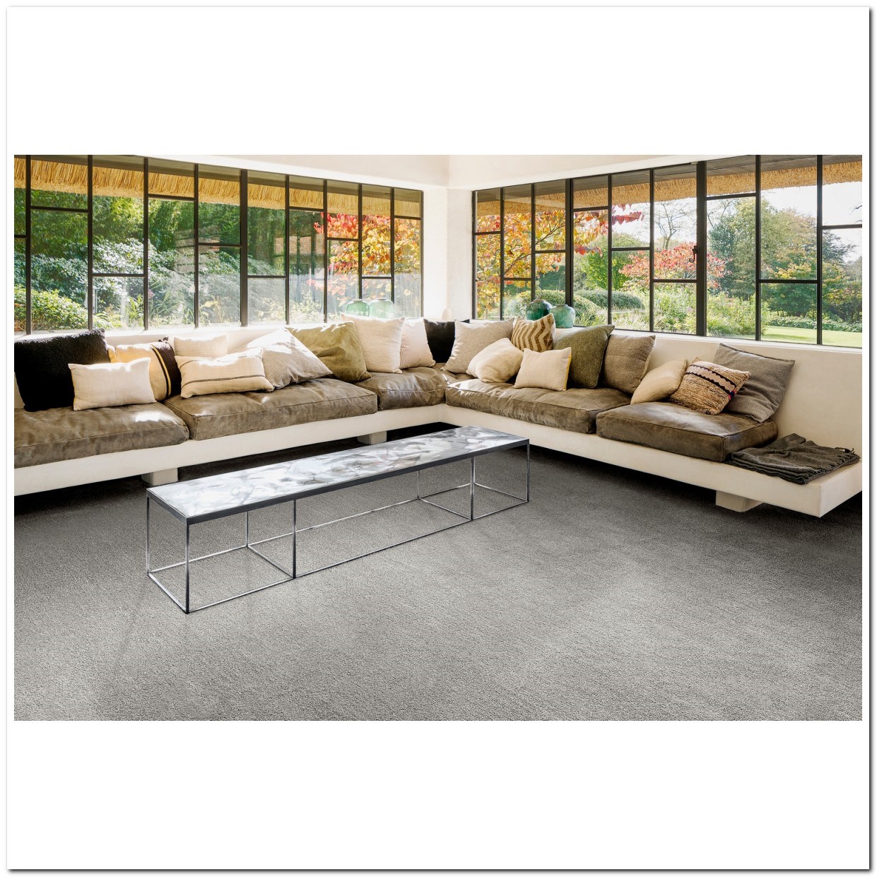 Heltäckningsmatta Sedna Ocean 95 500cm, Grå