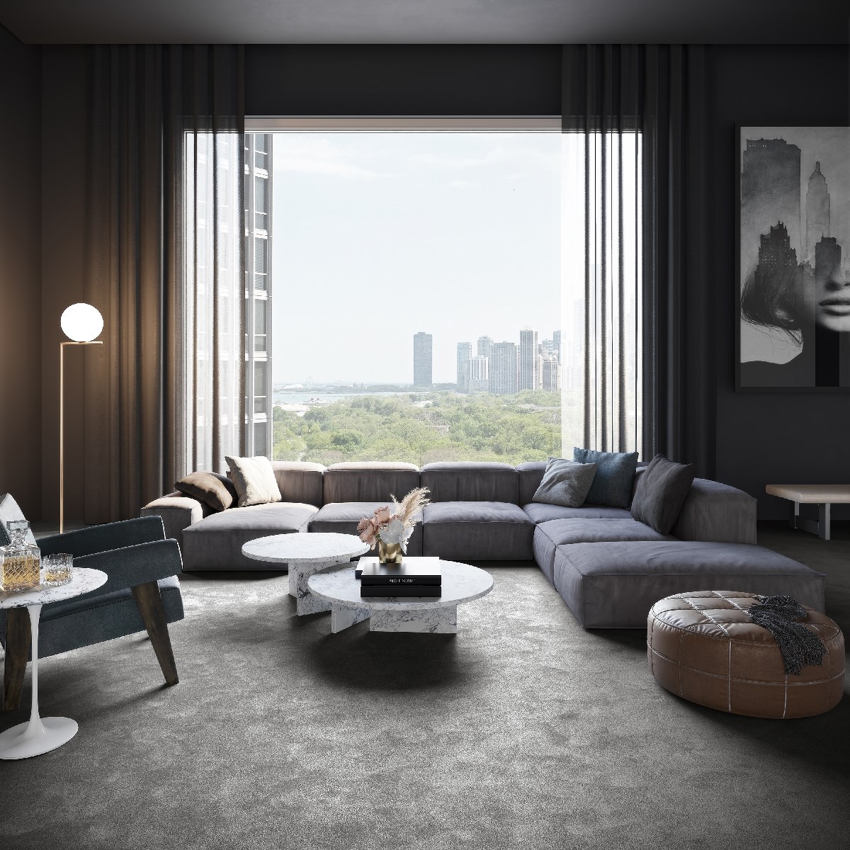 Heltäckningsmatta Sensualité Obsession 97