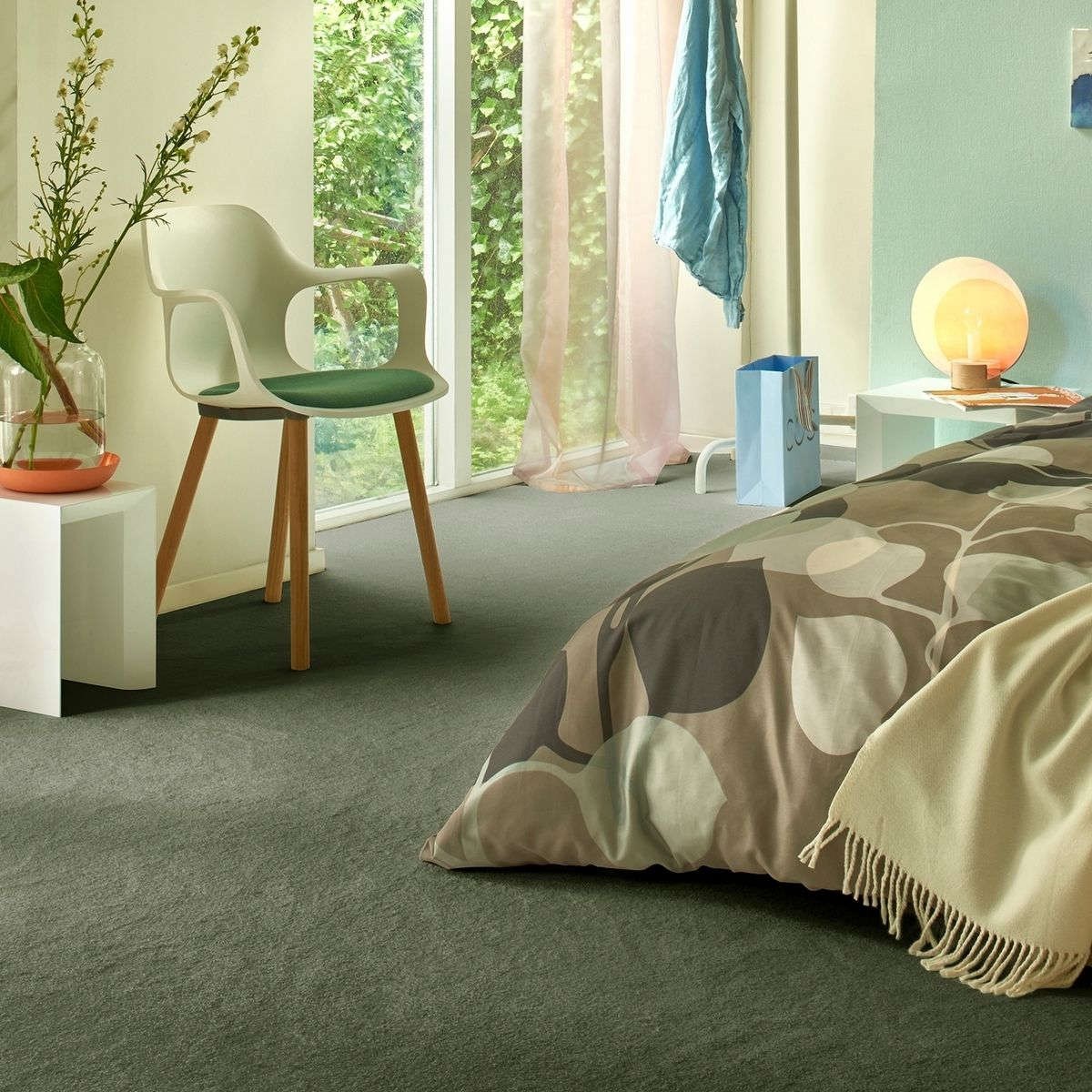 Heltäckningsmatta Sedna Kai 29 400cm, Grön