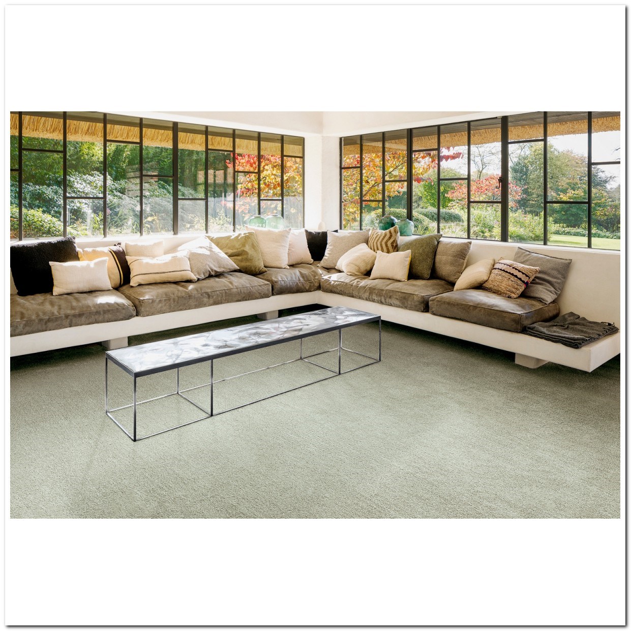 Heltäckningsmatta Sedna Ocean 29 500cm, Grön