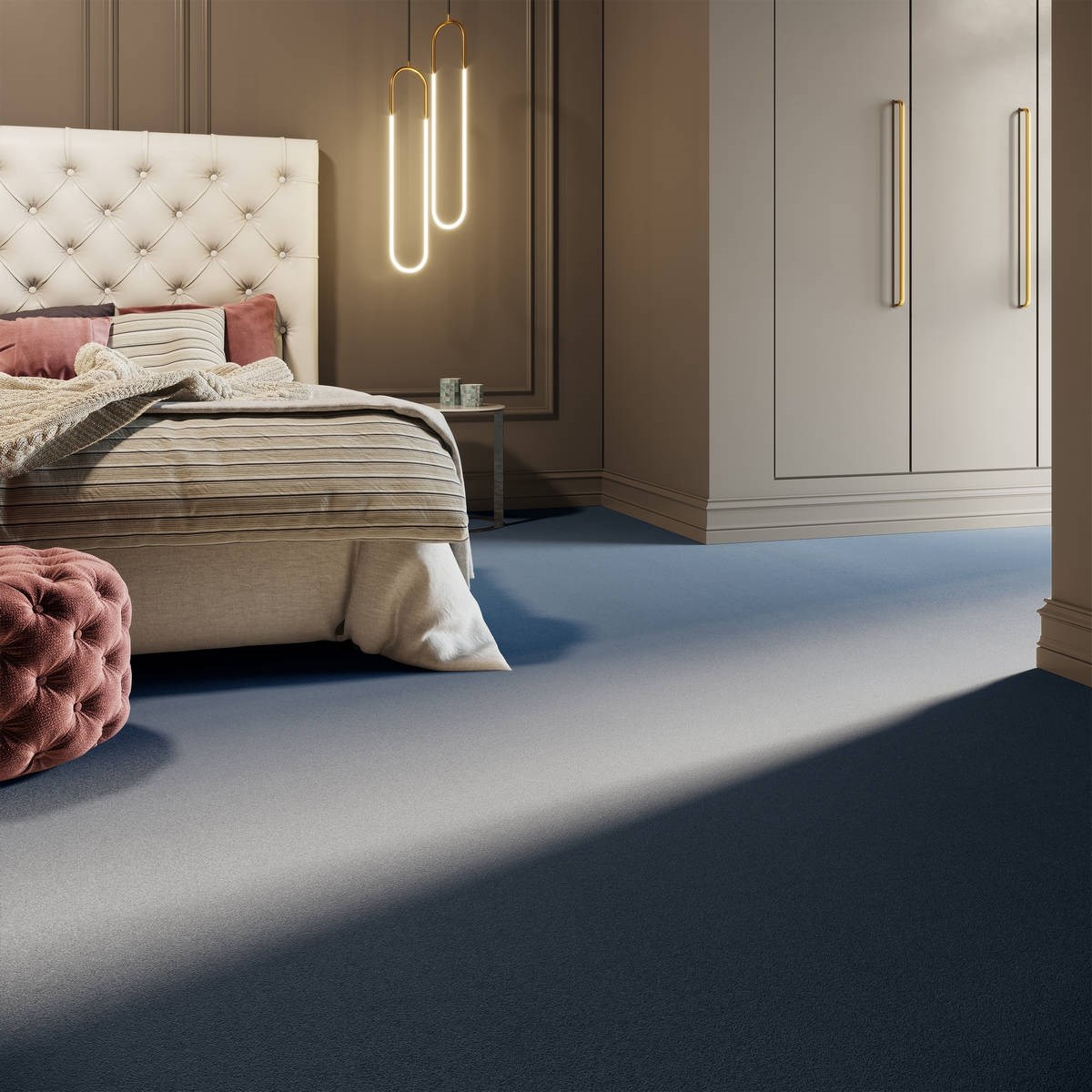 Heltäckningsmatta Classic Life Touch 78 400cm, Lila