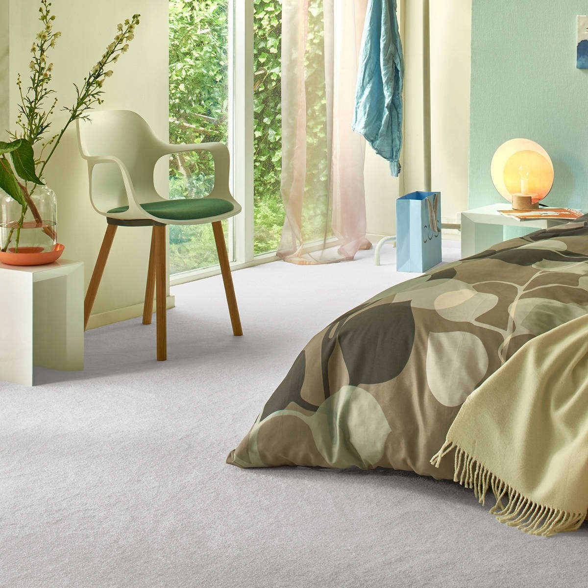 Heltäckningsmatta Sedna Kai 09 500cm, Ljusgrå