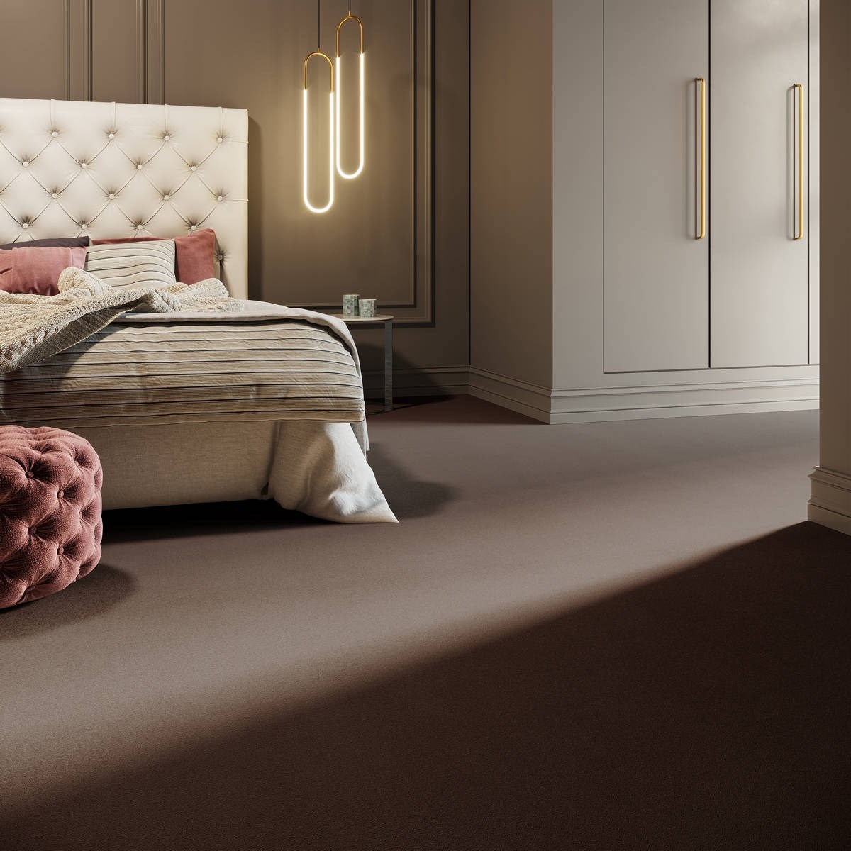 Heltäckningsmatta Classic Life Ambience 44 400cm, Mörkgrå