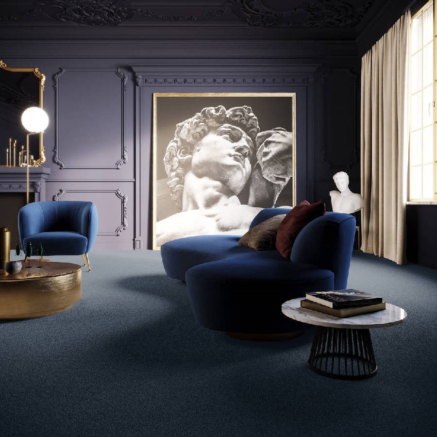 Heltäckningsmatta Classic Life Pride 78 400cm, Mörkgrå