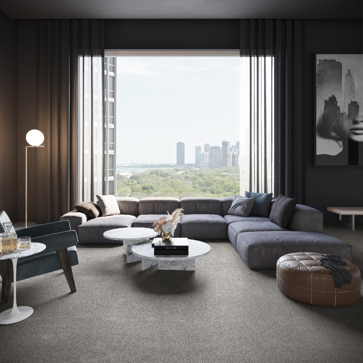 Heltäckningsmatta Sensualité Secret 97