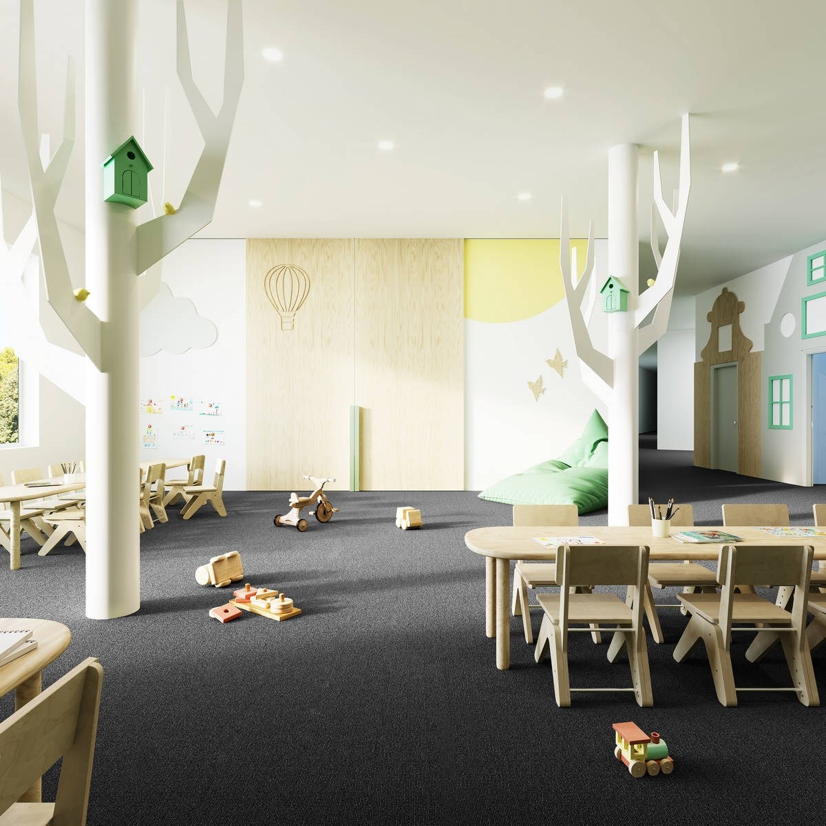 Heltäckningsmatta Classic Life Forza 99 500cm, Brun