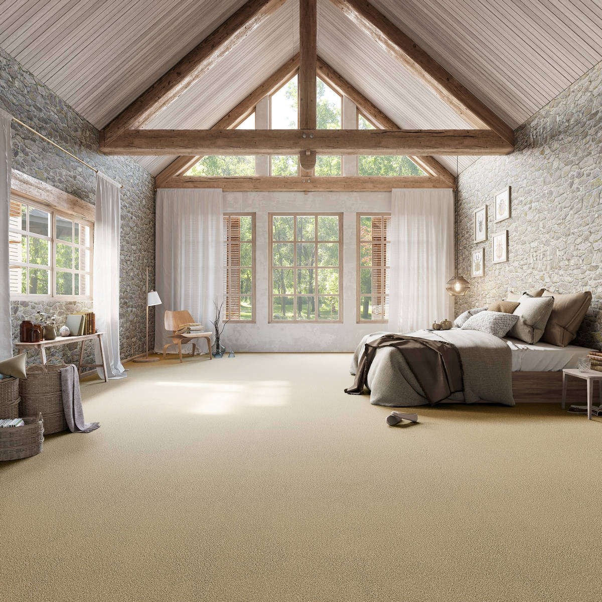 Heltäckningsmatta Simple Life Pride 34 500cm, Orange