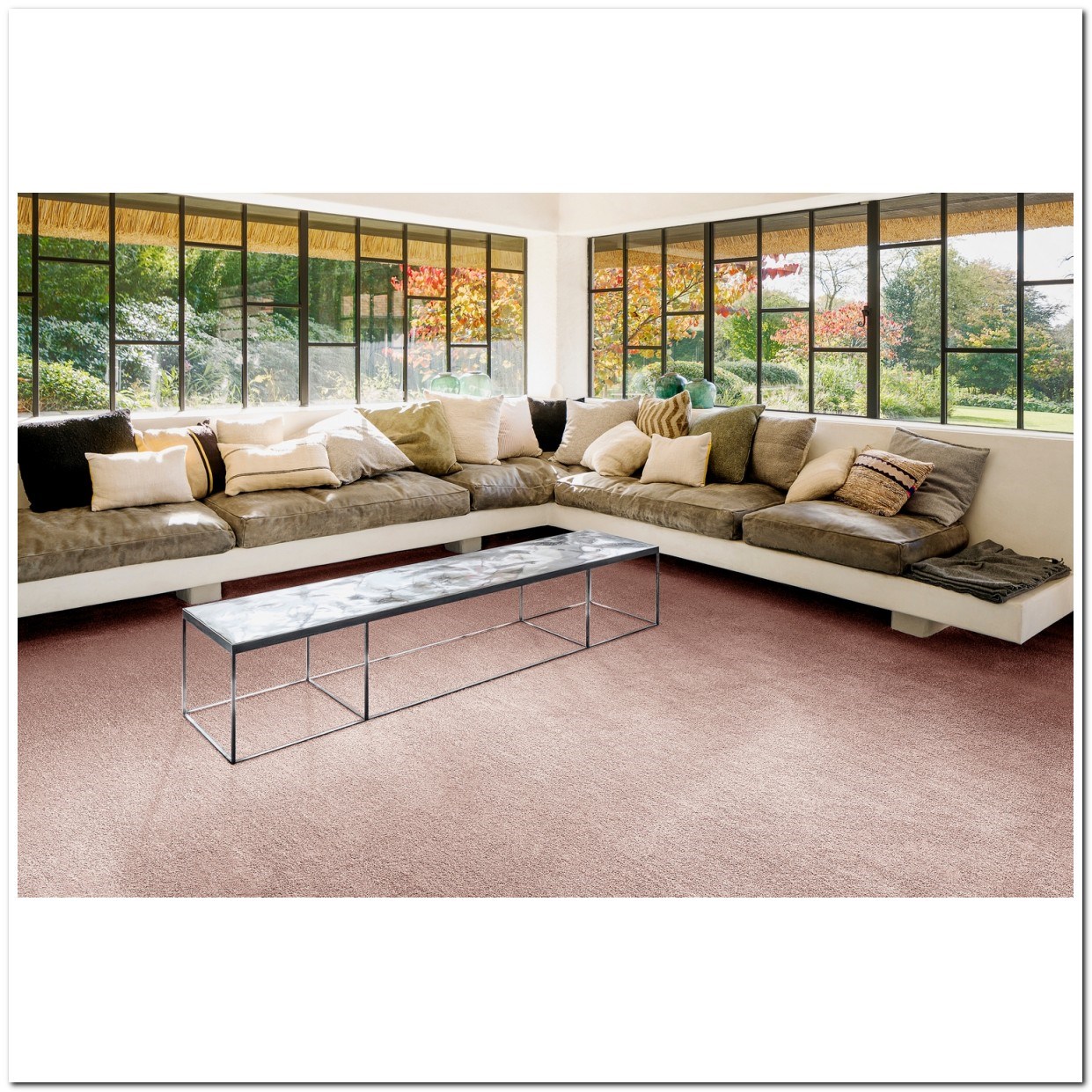 Heltäckningsmatta Sedna Ocean 16 500cm, Rosa