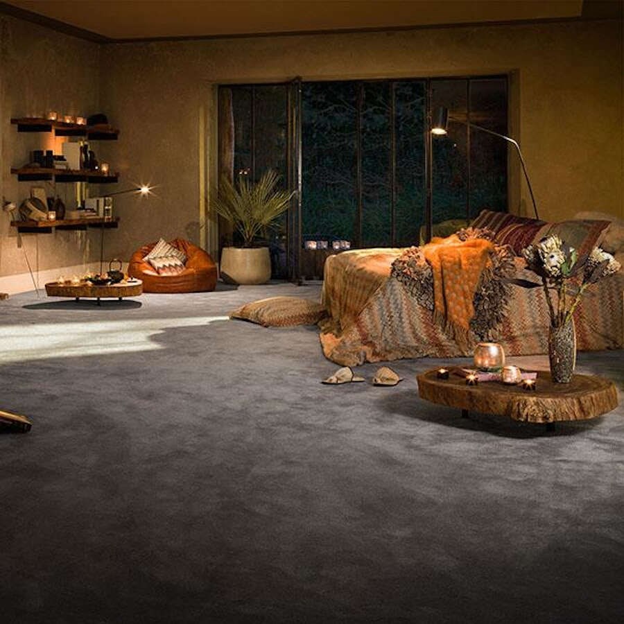 Heltäckningsmatta Sensualité Obsession 43 400cm, Svart