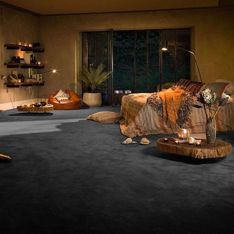 Heltäckningsmatta Sensualité Obsession 99 400cm, Svart