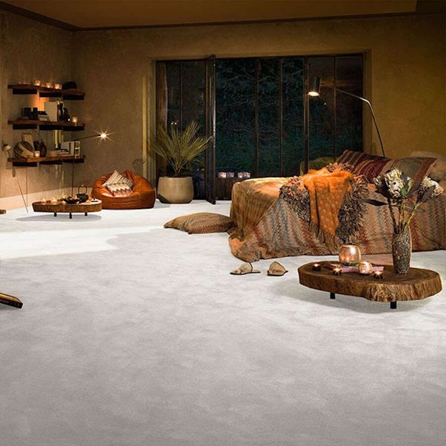 Heltäckningsmatta Sensualité Obsession 03 400cm, Vit