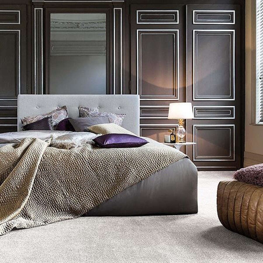 Heltäckningsmatta Sensualité Secret 03 400cm, Vit