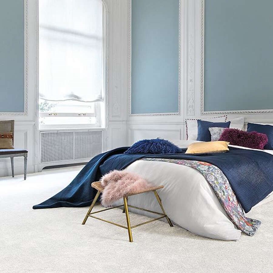 Heltäckningsmatta Sensualité Sensation 03 400cm, Vit