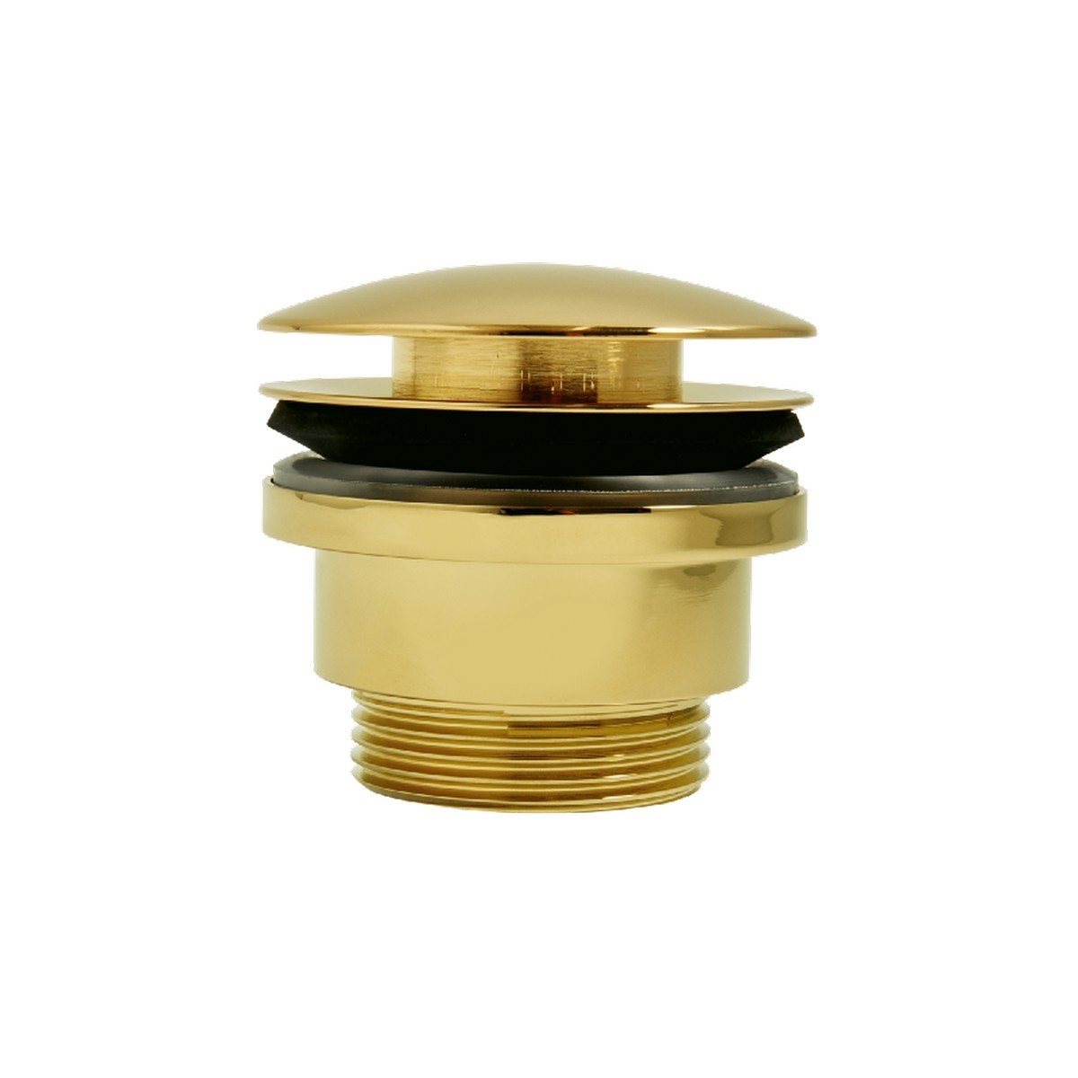 Bottenventil Borstad Mässing