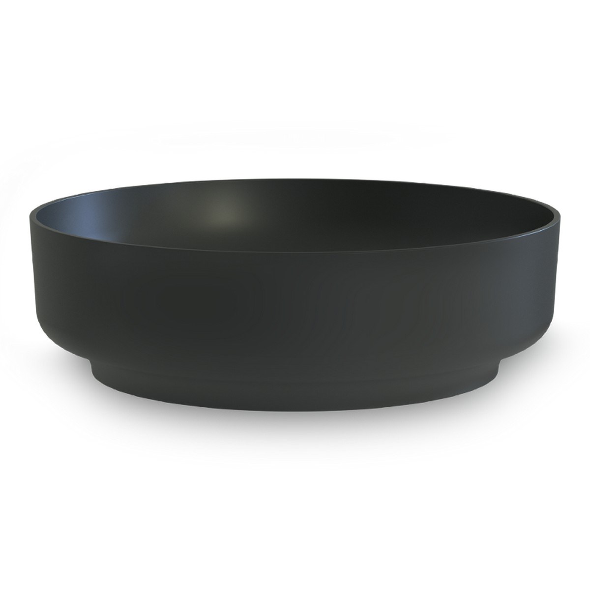 Fristående Handfat Fross Rund 40cm, Svart